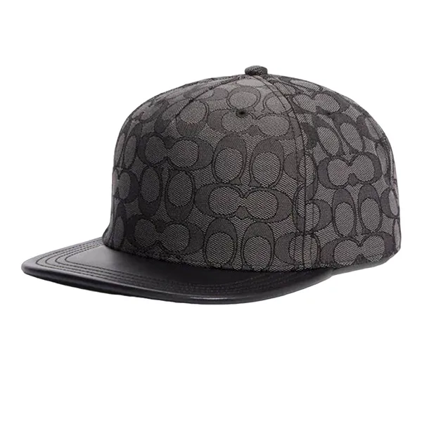 Mũ Coach Signature Flat Brim Cap Màu Đen - Mũ nón - Vua Hàng Hiệu
