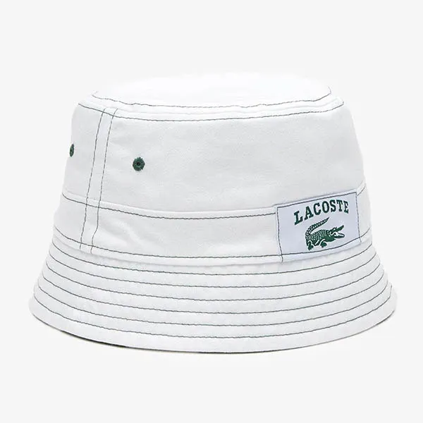 Mũ Lacoste Bucket Double Sided Green Cap RK1911737L Màu Xanh Lá Cây