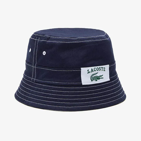 Mũ Lacoste Bucket Double Sided Navy Blue Hat RK1911525L Màu Xanh Đen