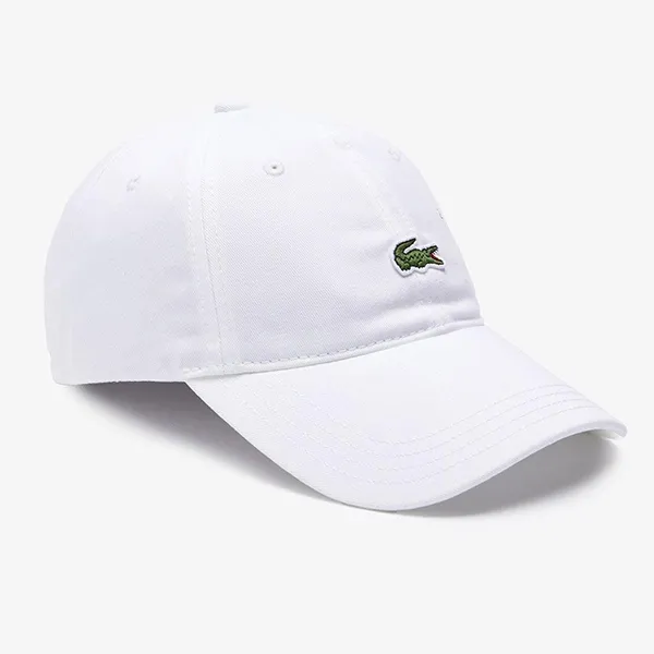 Mũ Lacoste Men’s x Polaroid Colour Striped Strap RK3381001 Màu Trắng