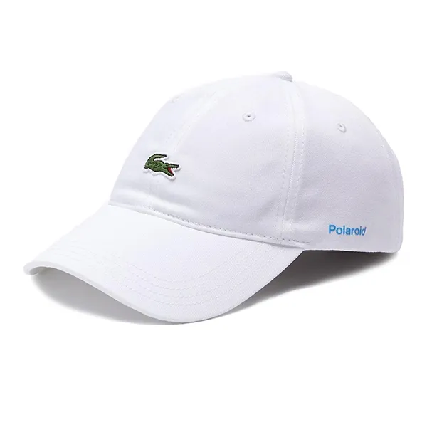Mũ Lacoste Men’s x Polaroid Colour Striped Strap RK3381001 Màu Trắng