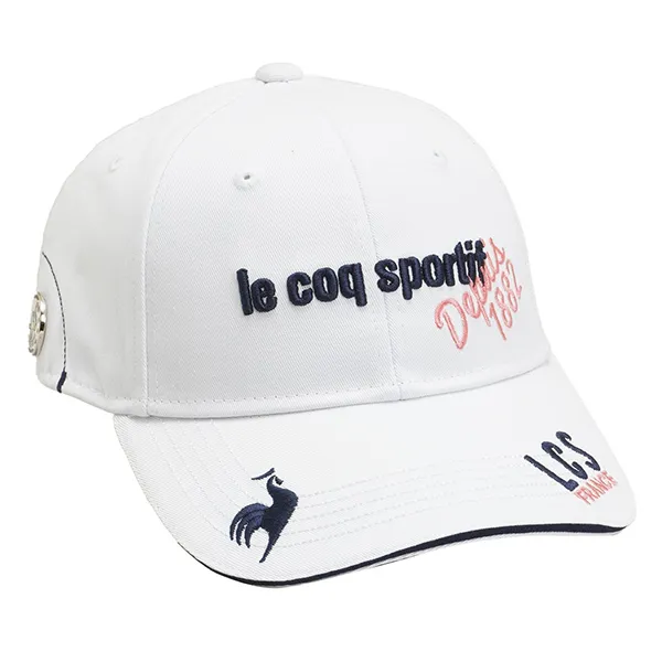 Mũ Le Coq Sportif Golf Cap QGCVJC01W Màu Trắng - 2