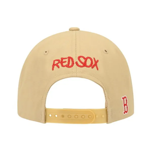 Mũ MLB Mega Bear Snapback Cap Boston Red Sox 32CPA1111 Màu Be Đậm - Mũ nón - Vua Hàng Hiệu