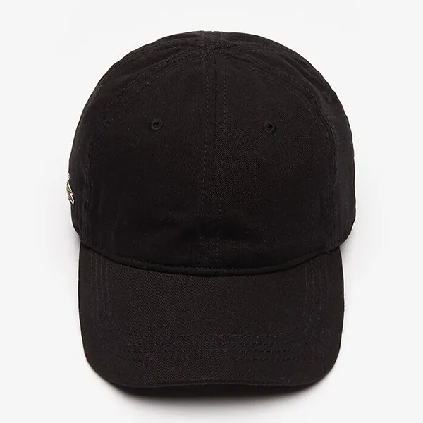 Mũ Nam Lacoste Men's Basic Side Croc Cap RK9811031 Màu Đen