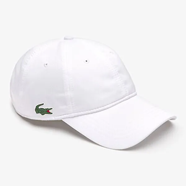 Mũ Nam Lacoste Men's Dry Fit Cap RK2447001 Màu Trắng