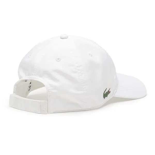 Mũ Nam Lacoste Men's Dry Fit Cap RK2447001 Màu Trắng