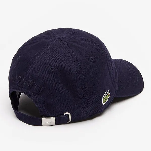 Mũ Nam Lacoste Mens Side Croc Cap RK9811166 Màu Xanh Đen