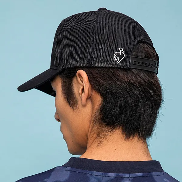 Mũ Nam Le Coq Sportif Back Mesh Cap QMAVJC10-BK Màu Đen
