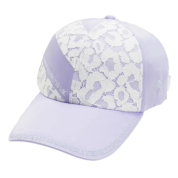 Mũ Nữ Le Coq Sportif Cap With Lace Ribbon QGCVJC05W Màu Tím Nhạt - Mũ nón - Vua Hàng Hiệu