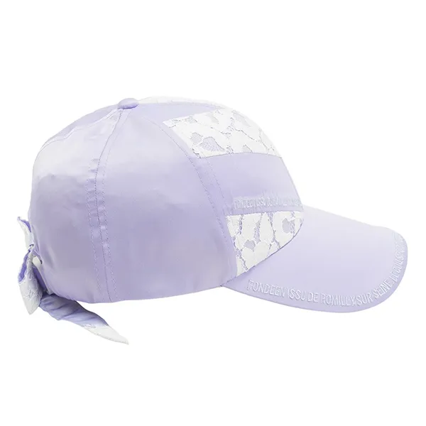 Mũ Nữ Le Coq Sportif Cap With Lace Ribbon QGCVJC05W Màu Tím Nhạt - Mũ nón - Vua Hàng Hiệu
