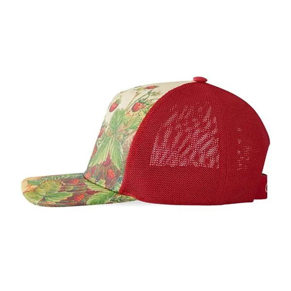 Mũ Trẻ Em Gucci Kids X Angela Lynne Strawberry Baseball Cap Phối Màu Size M - Mũ nón - Vua Hàng Hiệu