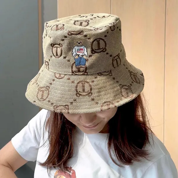 Mũ TTWN BEAR MZ057 Màu Nâu Vàng