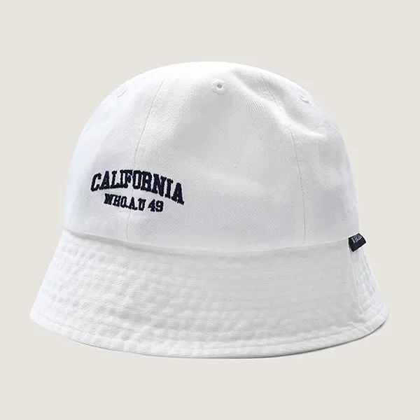 Mũ WHOAU Bucket Steve WHACD2431A Màu Trắng - Mũ nón - Vua Hàng Hiệu