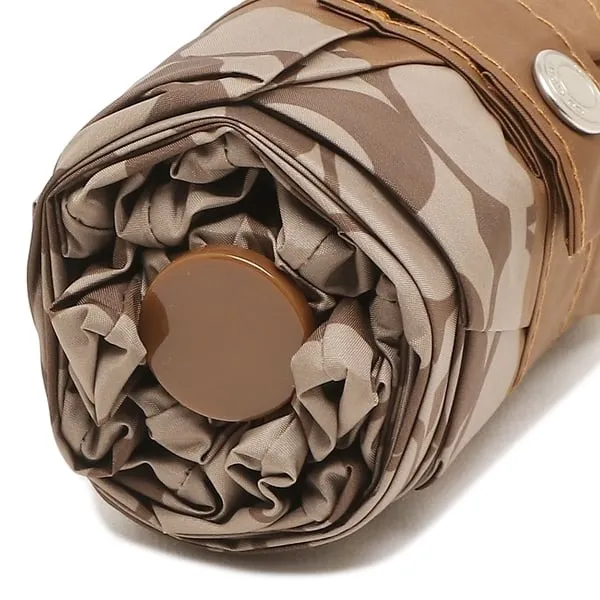 Ô Coach UV Protection Signature Mini Umbrella C4322 Màu Nâu