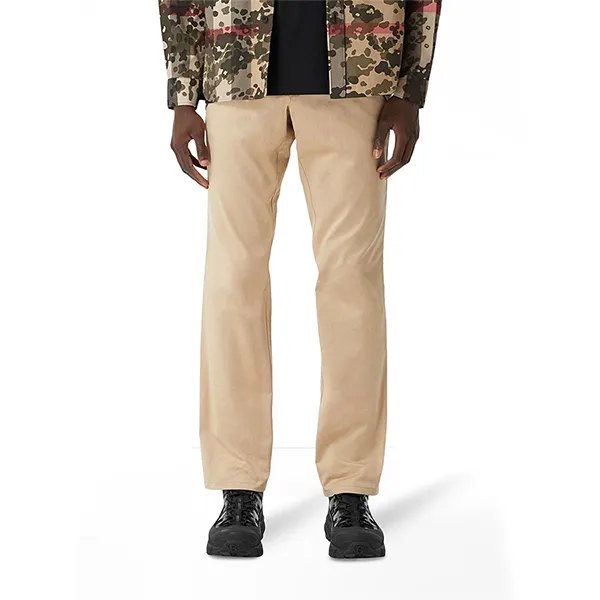 Quần Dài Nam Burberry Stripe-Detail Cotton Chino Trousers 8028640 Màu Be