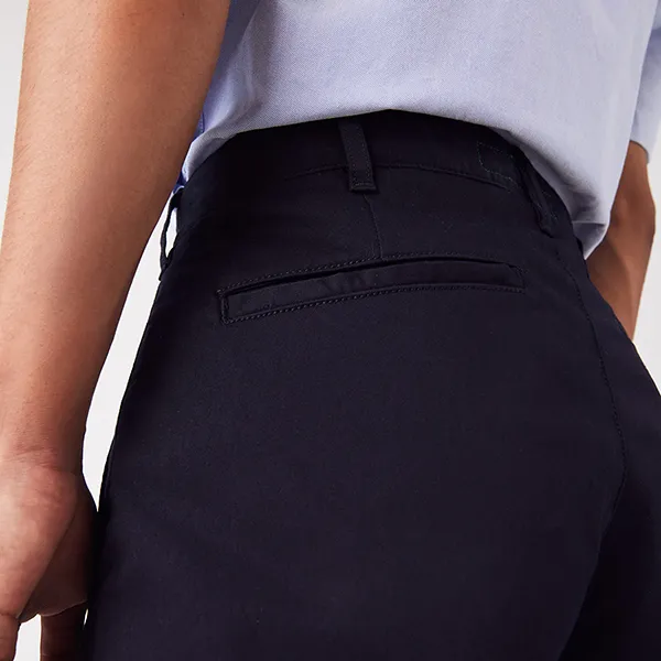 Quần Dài Nam Lacoste Men's Slim Fit Stretch Cotton Pants HH2661-51 Màu Xanh Navy Size 34 - Thời trang - Vua Hàng Hiệu