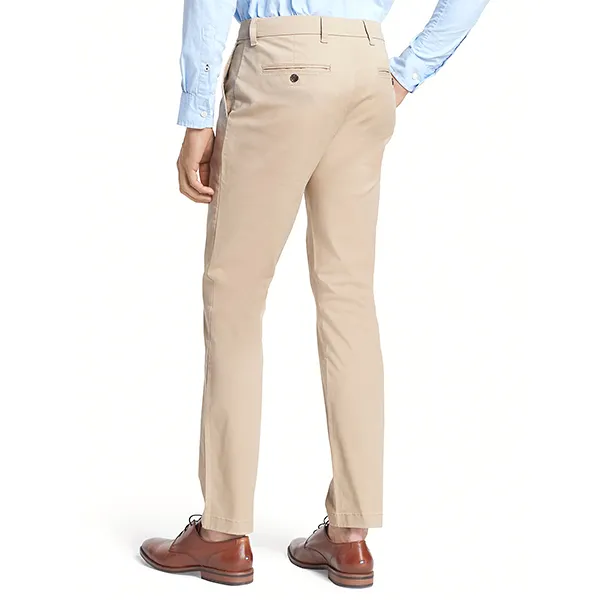Quần Dài Nam Tommy Hilfiger Slim Fit Essential Stretch Chino 78A4709 785 Màu Vàng Cát Size 30
