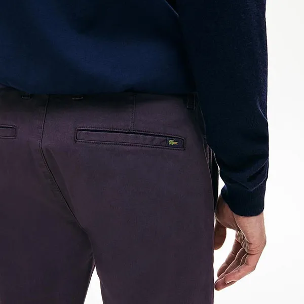 Quần Kaki Nam Lacoste Men's Regular Fit Stretch Cotton Chinos HH8811166 Màu Xanh Đen Size 38/34 - Thời trang - Vua Hàng Hiệu