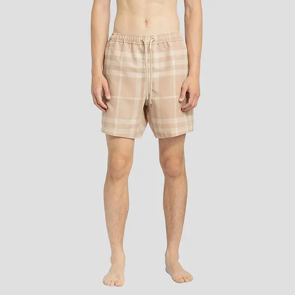 Quần Short Nam Burberry Beige With Check Printed 8068555 Màu Be Size XS - Thời trang - Vua Hàng Hiệu