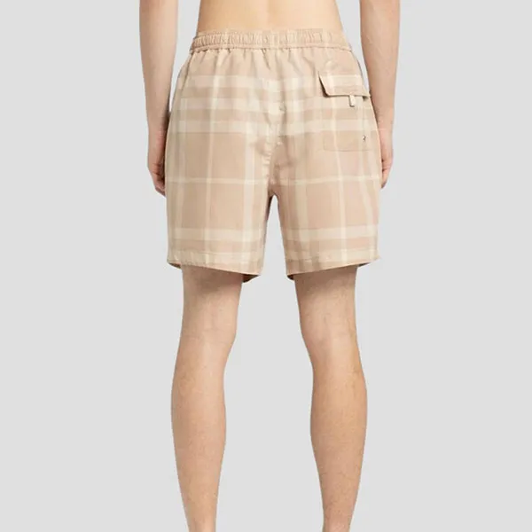 Quần Short Nam Burberry Beige With Check Printed 8068555 Màu Be Size XS - Thời trang - Vua Hàng Hiệu