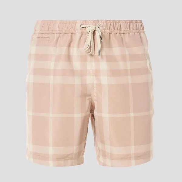 Quần Short Nam Burberry Beige With Check Printed 8068555 Màu Be Size XS - Thời trang - Vua Hàng Hiệu