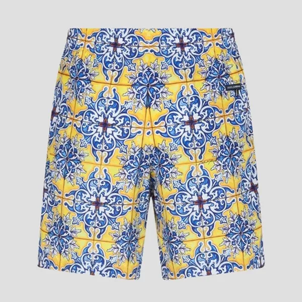 Quần Short Nam Dolce & Gabbana D&G Multicolor With Pattern Printed M4A13T HSMJZ HG1MR Phối Màu