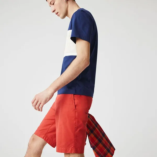 Quần Short Nam Lacoste FH954267G Màu Đỏ Hồng Size 38
