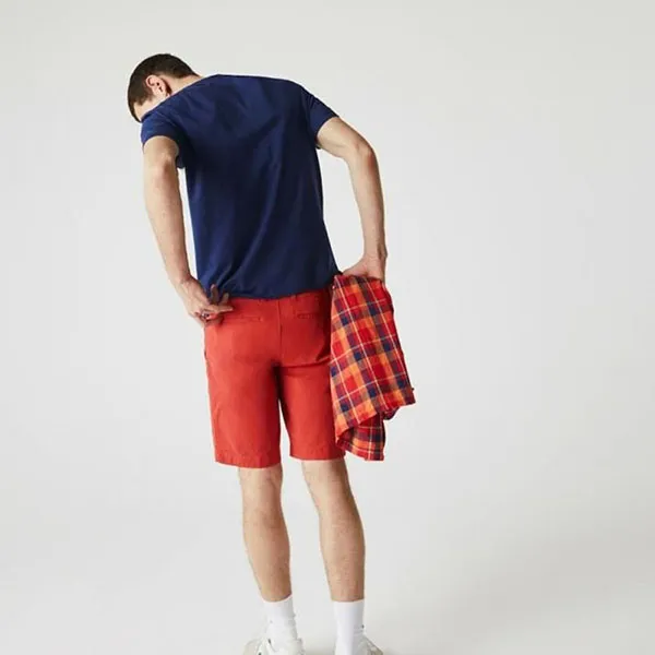 Quần Short Nam Lacoste FH954267G Màu Đỏ Hồng Size 38