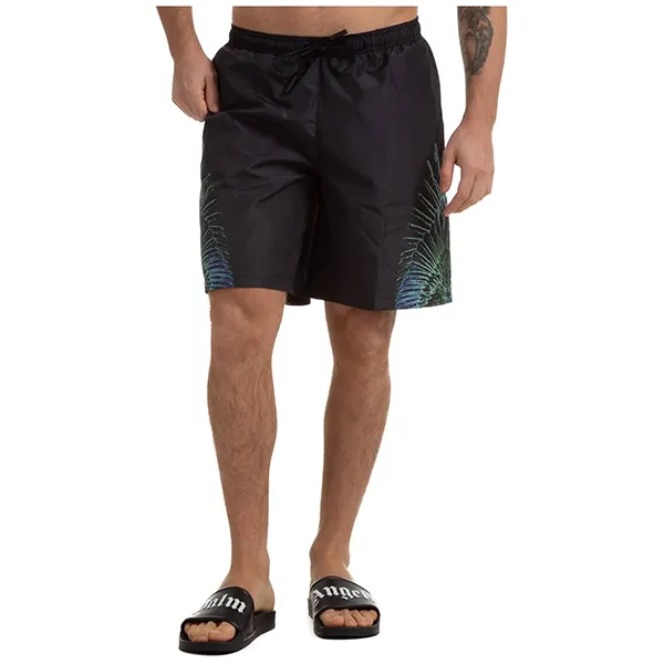 Quần Short Nam Marcelo Burlon County Of Milan Màu Đen - Thời trang - Vua Hàng Hiệu