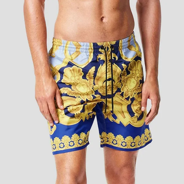 Quần Short Nam Versace Multicolor With Baroque Pattern Printed 1002517 1A06328 5U670 Phối Màu - Thời trang - Vua Hàng Hiệu
