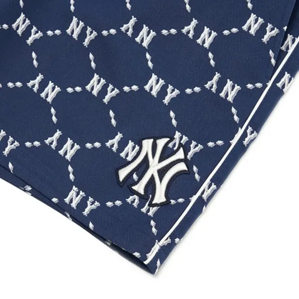 Quần Shorts MLB Diamond Monogram Setup Cotton-Jacquard New York Yankees 3ASMM0323-50NYL Màu Xanh Đậm Size XL - Thời trang - Vua Hàng Hiệu
