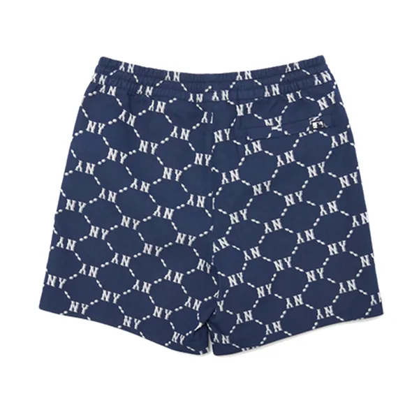 Quần Shorts MLB Diamond Monogram Setup Cotton-Jacquard New York Yankees 3ASMM0323-50NYL Màu Xanh Đậm Size XL - Thời trang - Vua Hàng Hiệu