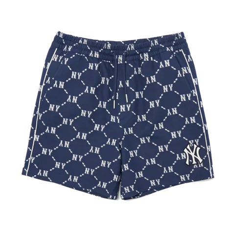 Quần Shorts MLB Diamond Monogram Setup Cotton-Jacquard New York Yankees 3ASMM0323-50NYL Màu Xanh Đậm Size XL - Thời trang - Vua Hàng Hiệu