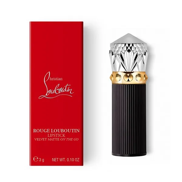 Son Christian Louboutin Rouge Silky Satin On The Go Satin Lipstick - Red Dramadouce 005M Màu Đỏ - Son Môi - Vua Hàng Hiệu
