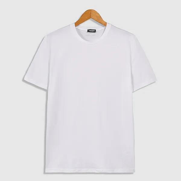 Set 2 Áo Phông Nam Dsquared2 Cotton T-Shirt DCX200030000 Màu Đen+Trắng Size L