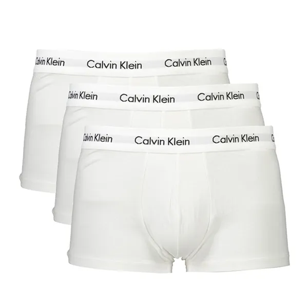 Set 3 Quần Lót Nam Calvin Klein CK Boxer 0000U2664G_BIANCO_100 Màu Trắng Size S - Thời trang - Vua Hàng Hiệu
