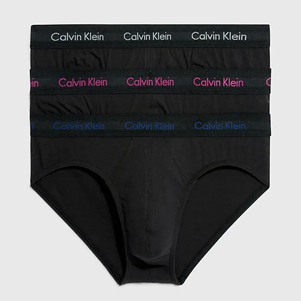 Set 3 Quần Lót Nam Calvin Klein CK Slip Uomo 3Pack 0000U2661G_NERO_CAQ Màu Đen Size M - 1