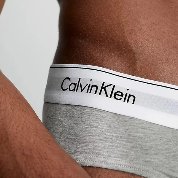 Set 3 Quần Lót Nam Calvin Klein CK Underwear Cotton 000NB2379A_GRIGIO_MP1 Màu Trắng/Xám/Đen Size L - Thời trang - Vua Hàng Hiệu