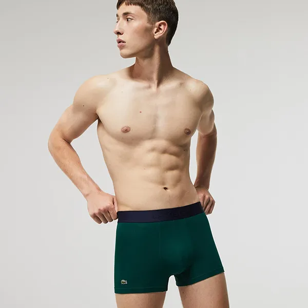 Set Quần Lót Nam Lacoste Men’s Stretch Cotton Trunk 3-Pack 5H75961DW Size 4 - Thời trang - Vua Hàng Hiệu