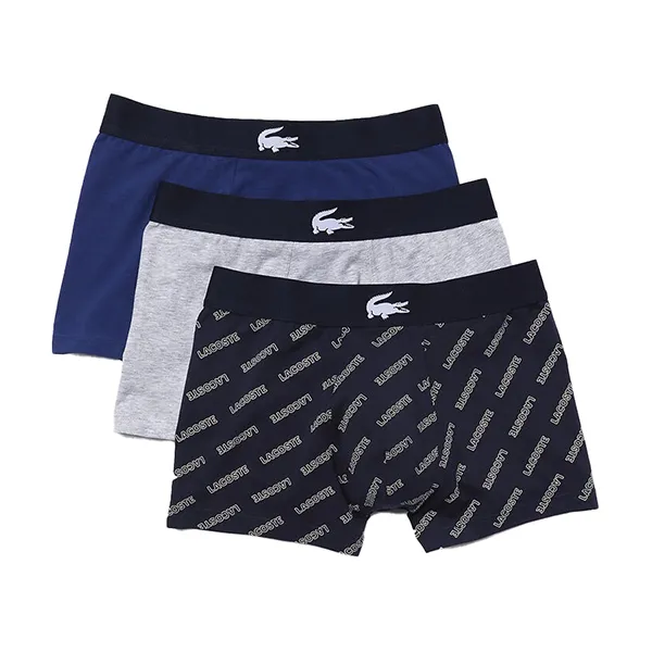 Set Quần Lót Nam Lacoste Men's Stretch Cotton Trunk 3-Pack 5H1774BCK (3 Chiếc) Size 4 - Thời trang - Vua Hàng Hiệu