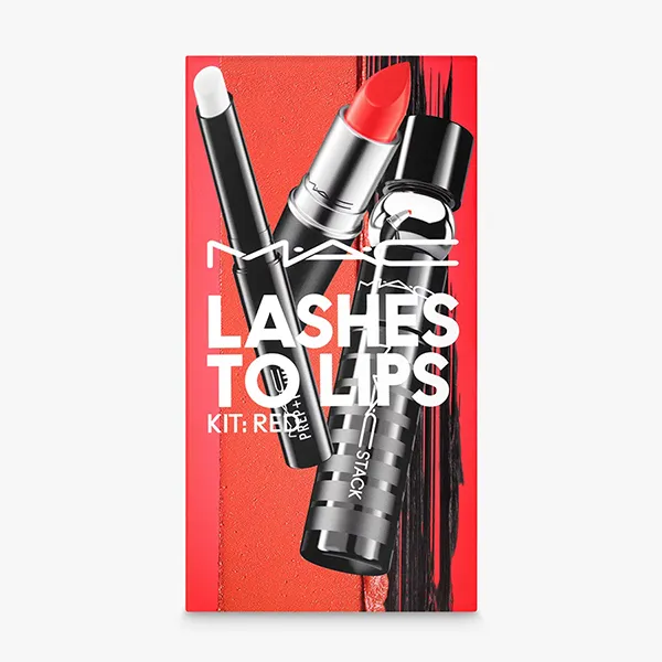 Set Trang Điểm MAC Superstar Lashes To Lips Makeup Gift Set Red 3 Món - Trang điểm - Vua Hàng Hiệu
