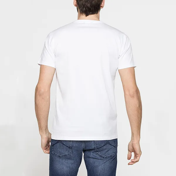 Áo Thun Nam Carrera Jeans Crew Neck In Cotton T-Shirt 801P0047A_002 Màu Trắng Size L - Thời trang - Vua Hàng Hiệu