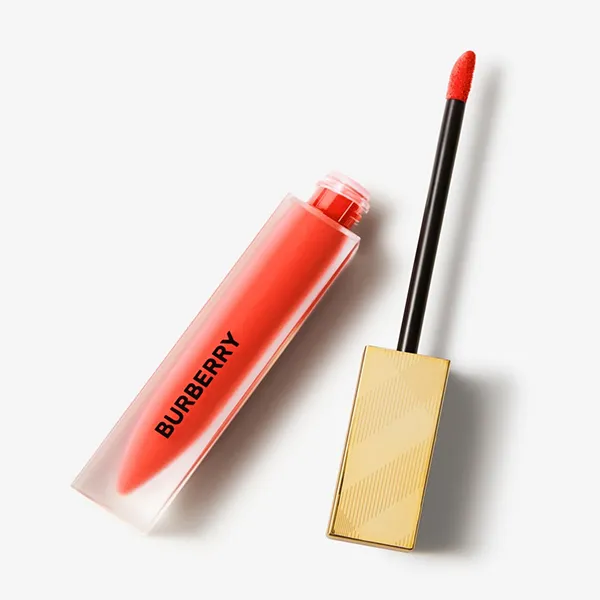 Son Kem Burberry Kisses Liquid Matte Orange Red 71 Màu Đỏ Cam