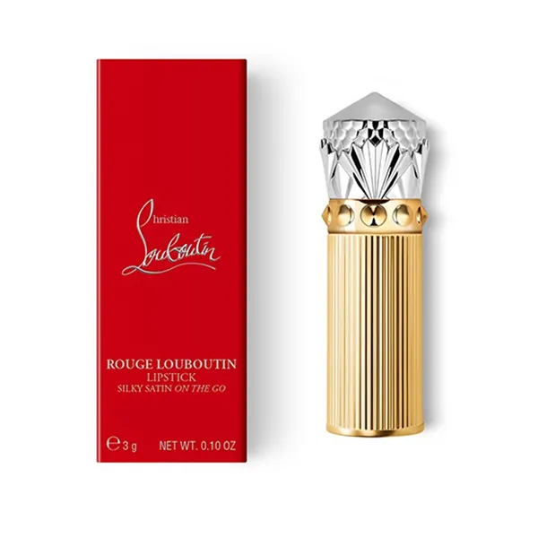Son Christian Louboutin Rouge Silky Satin On The Go Lipstick - Bobo Blush 385 Màu Hồng Cam Đất