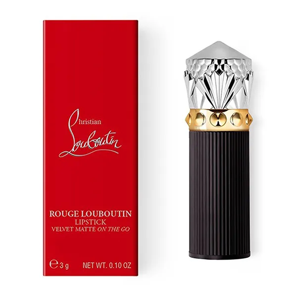 Son Christian Louboutin Rouge Velvet Matte On-The-Go Lipstick Ri 001 M Màu Đỏ Hồng - Son Môi - Vua Hàng Hiệu
