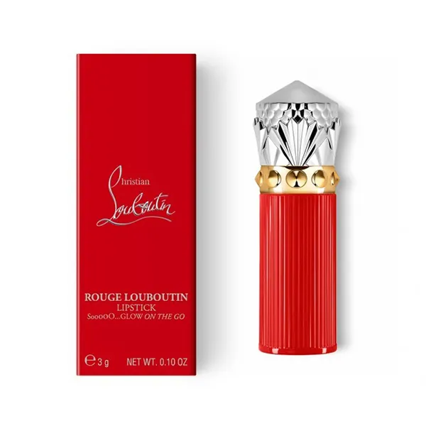 Son Christian Louboutin Rouge SooooO Glow On The Go Lipstick Blackberry Inn 216G Màu Đỏ Đậm - Son Môi - Vua Hàng Hiệu