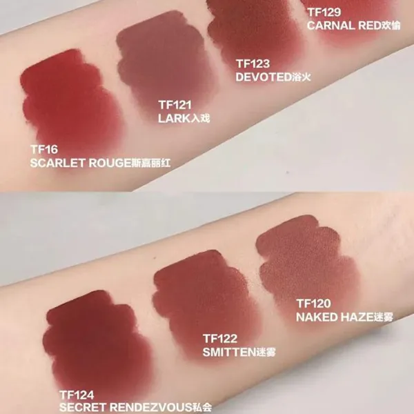 Son Kem Tom Ford 122 Smitten Màu Đỏ Nâu - Son Môi - Vua Hàng Hiệu