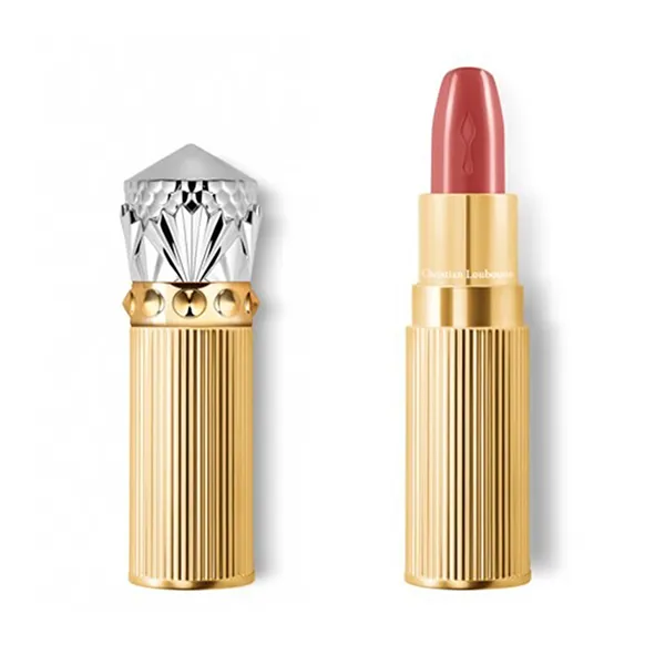 Son Rouge Louboutin Silky Satin On The Go Satin Lipstick - Belly Bloom 011 Màu Hồng Gỗ