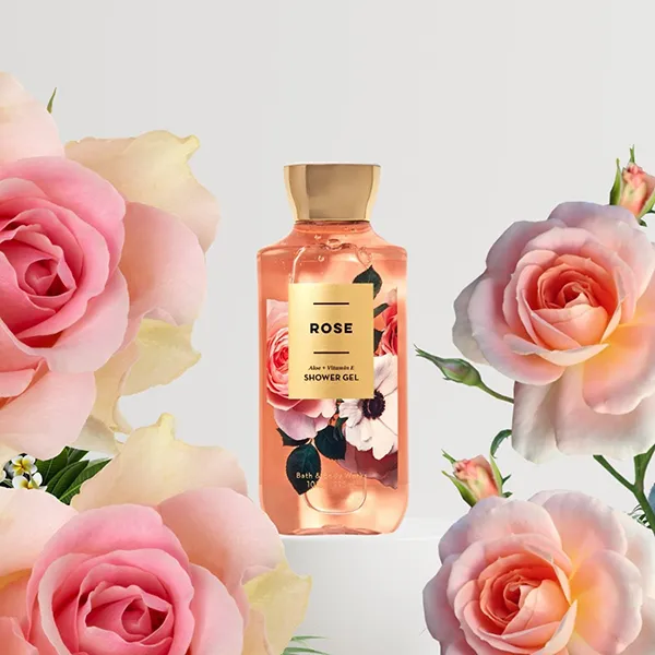 Sữa Tắm Bath & Body Works Rose Aloe + Vitamin E Shower Gel 295ml - Mỹ phẩm - Vua Hàng Hiệu