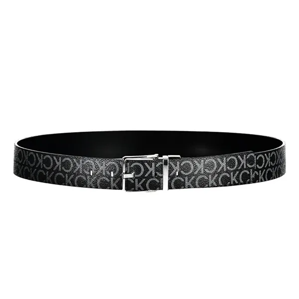 Thắt Lưng Nam Calvin Klein CK Reversible Recycled Logo Belt 2 Mặt K50K510365_NERO_BAX Màu Đen Size 100 - Thắt lưng - Vua Hàng Hiệu
